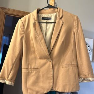 Tan blazer soft
